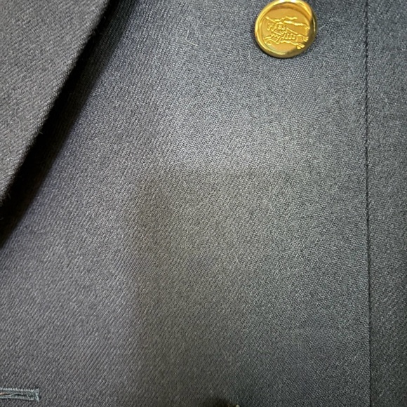 Burberry Vintage 100% Wool Tailored Double-Breasted Blazer - Picture 8 of 8